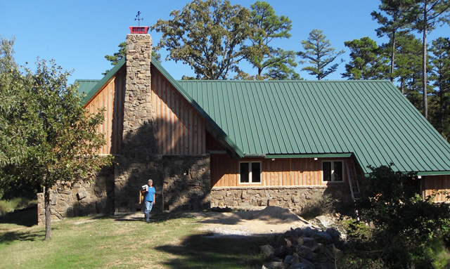 "Home Sweet Home" - Home is especially sweet when it's your dream retirement home you built yourself with your Woodmaster
