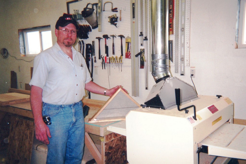 Among many other fine woodworking products, Tim Ziegler makes commemorative American Flag display boxes for the American Legion.